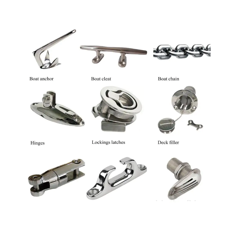 Custom Transport Tool Casting Parts SS304 Lost Wax Casting Marine Anchors Cast Boat Metal Parts CNC Machined Auto Car Parts
