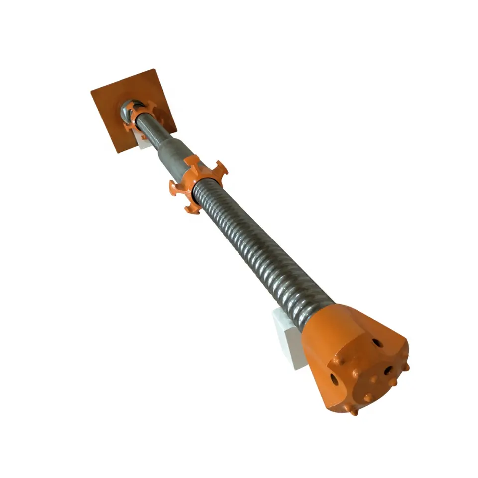 Customizable Self-Drilling Anchor System Bolt Full Thread R51 Hollow Body Sleeve Made of Durable Plastic for Construction