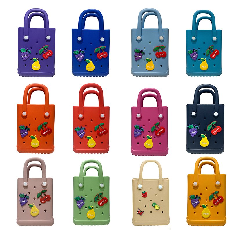 Wholesale Fashion New Summer 2024 Handbags Women Small Eva Bag Bag Silicone Beach Tote Rubber Bags