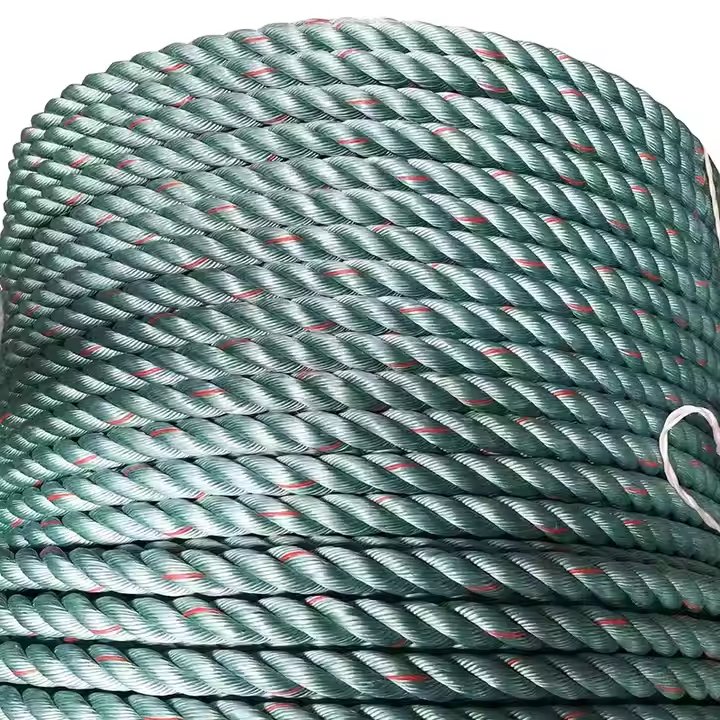 Factory Wholesale Color Twisted Pe Pp Plastic Twine Tiger Rope for Mooring Rope