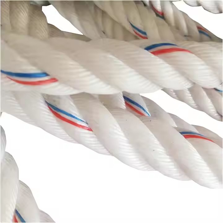 Factory Wholesale Color Twisted Pe Pp Plastic Twine Tiger Rope for Mooring Rope