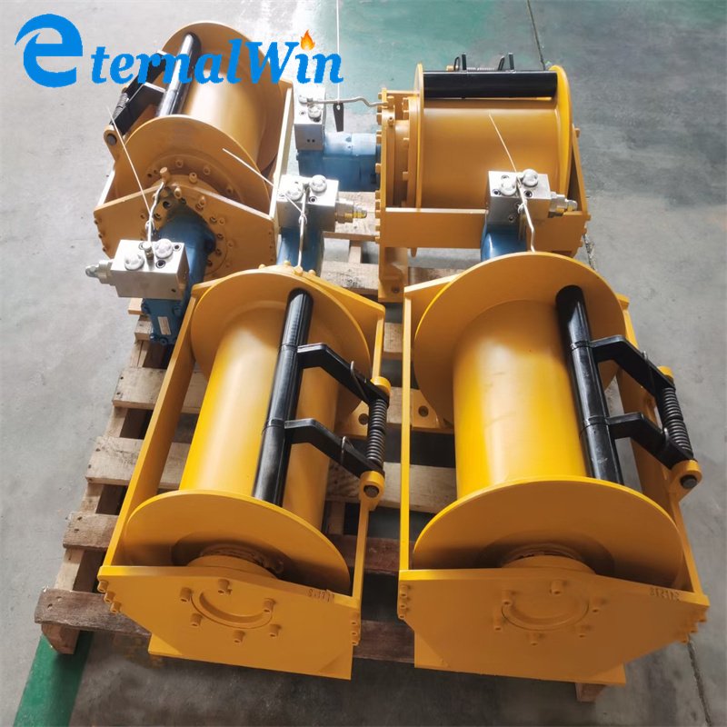 Reducer Pulling Winch Hydraulic Winch 5 Ton Hydraulic Truck Winch for Cargo Lifting