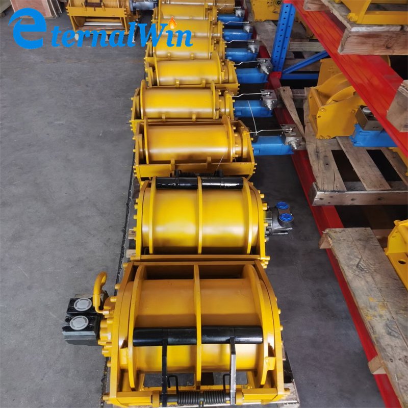 Reducer Pulling Winch Hydraulic Winch 5 Ton Hydraulic Truck Winch for Cargo Lifting