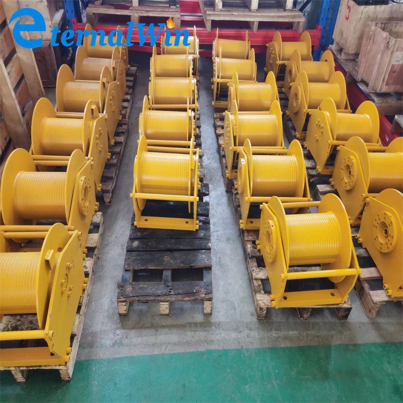 Reducer Pulling Winch Hydraulic Winch 5 Ton Hydraulic Truck Winch for Cargo Lifting