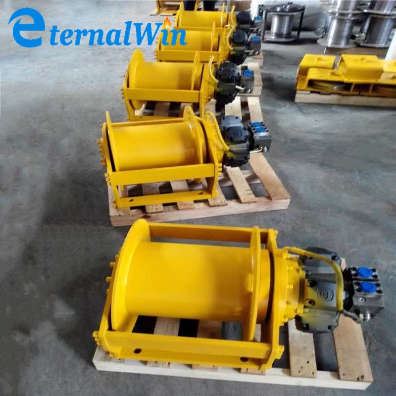Reducer Pulling Winch Hydraulic Winch 5 Ton Hydraulic Truck Winch for Cargo Lifting