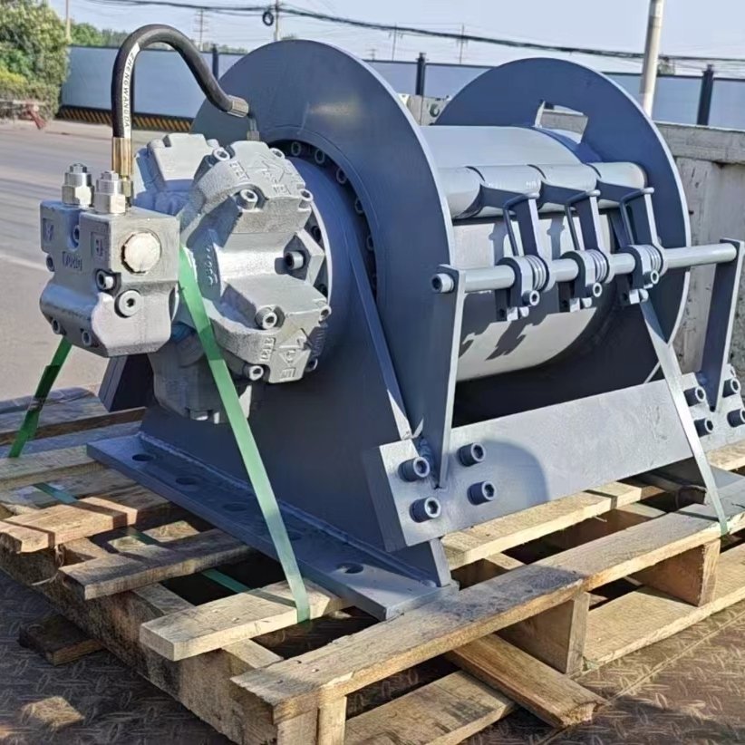 Low Price Hydraulic Winch 10 Ton with 100 m 300 m 500 m diesel Power Single Double Drum Winch