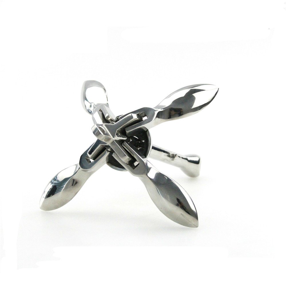 2.5kg 4kg 5kg 8kg 10kg 12 kg Mirror Polished Small Yacht Boat Stainless Steel Folding Anchor