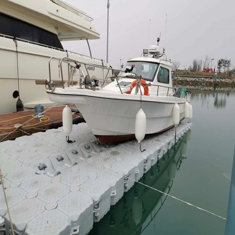 New Style Boat Lift Dock Plastic Pontoon Floating Jet Ski with Rollers Factory Sale