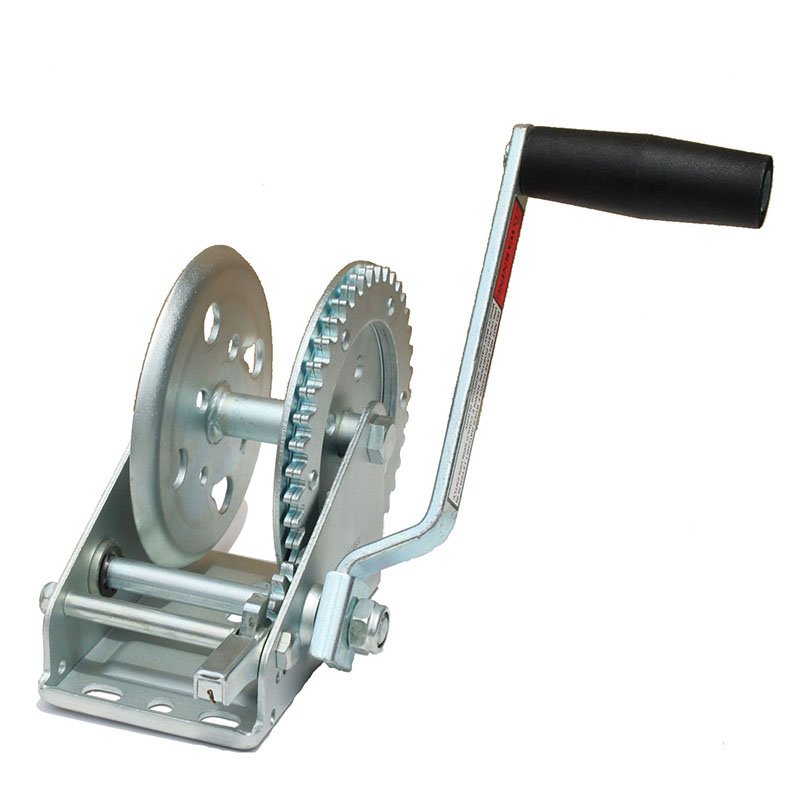 1000 LBS Manual Hand Winch Stainless Steel Machine Lifting Hand Operated Winches Boat Trailer