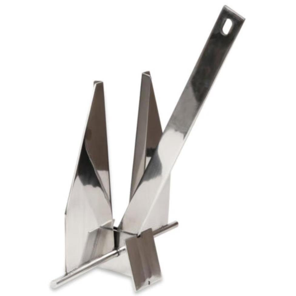 New Design Boat Accessories High Quality Marine Anchors 316 Stainless Steel Danforth Anchor for Boat