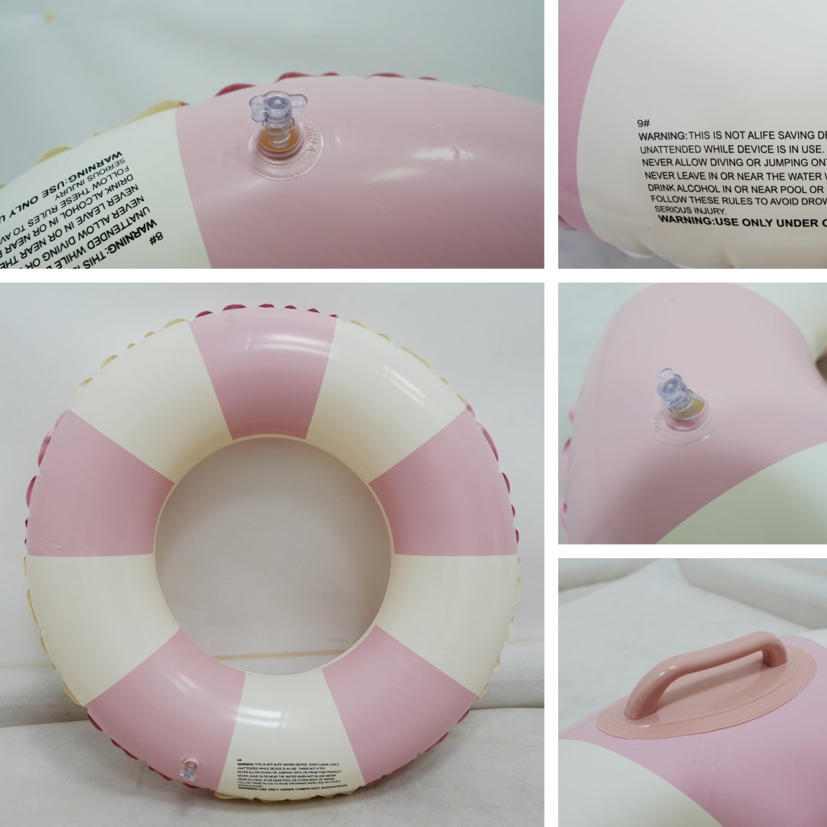 Wholesale Summer Inflatable Swimming Rings Minimalist Style Inflatable Swimming Pool Floater for Pool
