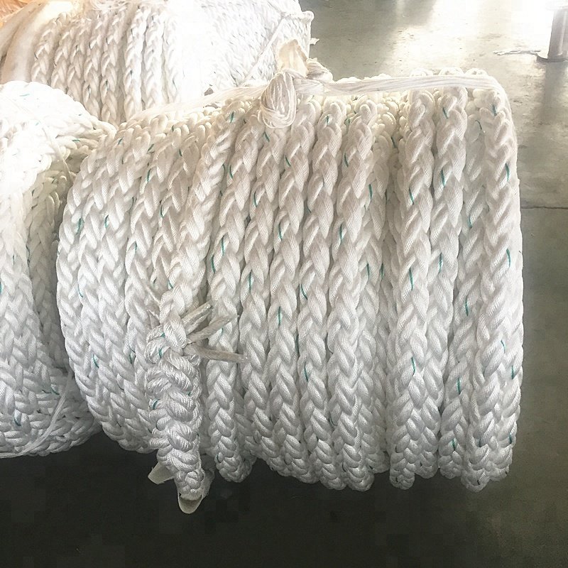 Marine Mooring Nylon Rope 8 Strand Boat Polyamide Rope