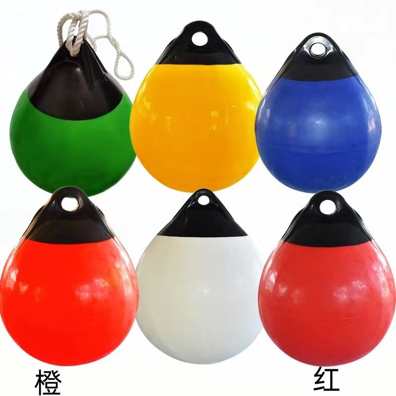 Hot-selling Round PVC Inflates Easily Plastic Water Bal Boat Self Adjusting Anchor Buoy Bumpers