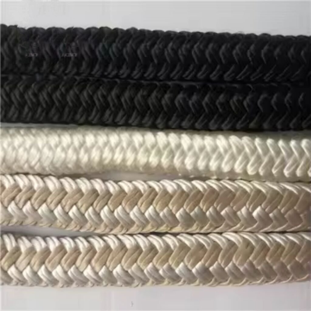 White Black Blue Yacht Halyard Colorful Dia Customized * 200 220 m Polyester Nylon Double Braided Rope