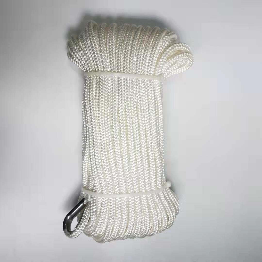 Double Braided Hot Sales pp Twisted Mooring Marine High Quality Polyester Bondage for Marine Ship Hawser Thread Durable Rope
