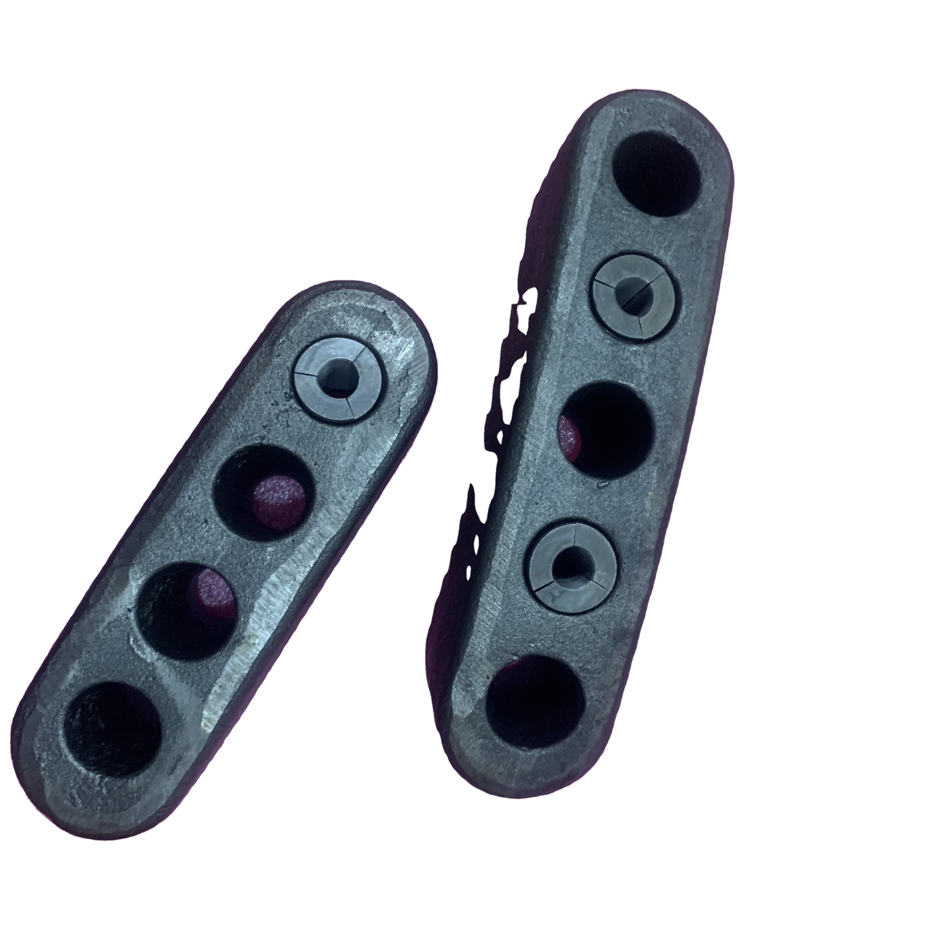 Banana Block Plate Accessories Curved Prestress Anchorage 2/3 Piece Wedge Post-Tensioned for Prestressed Concrete Strand