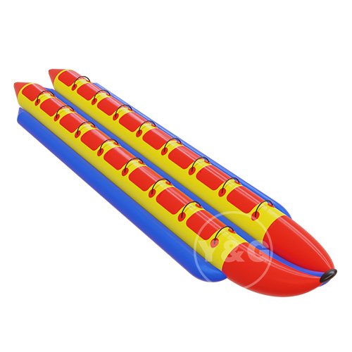 Y&G Inflatable Water Banana Boat| New Banana Boat Inflatable Water Games| 2 Years Warranty, Free Design,Inflatable Fishing Boat