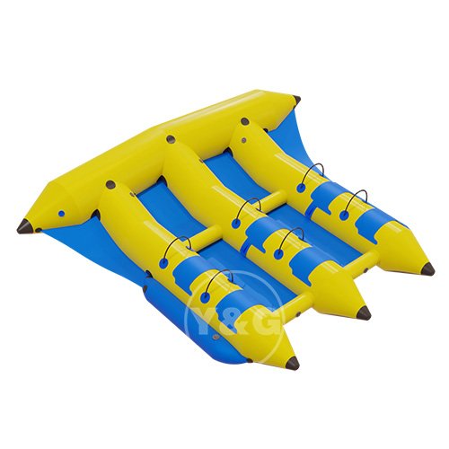 Y&G Inflatable Water Banana Boat| New Banana Boat Inflatable Water Games| 2 Years Warranty, Free Design,Inflatable Fishing Boat
