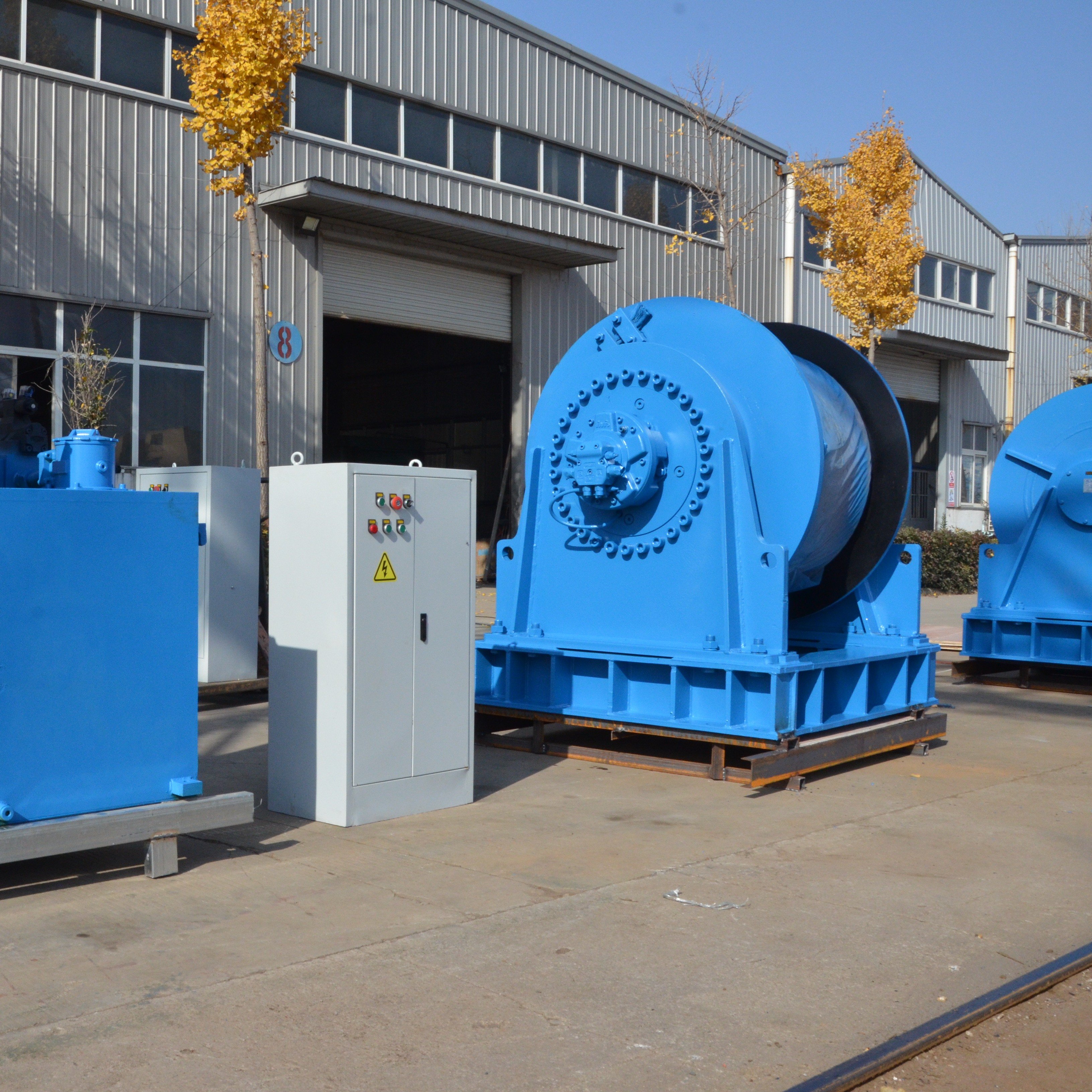 1-5T/10T/15T/20T/25T/30 Ton Used Double Single Drum Free Fall Anchor Hydraulic Winch for Road Recovery Crane Fishing for Sale