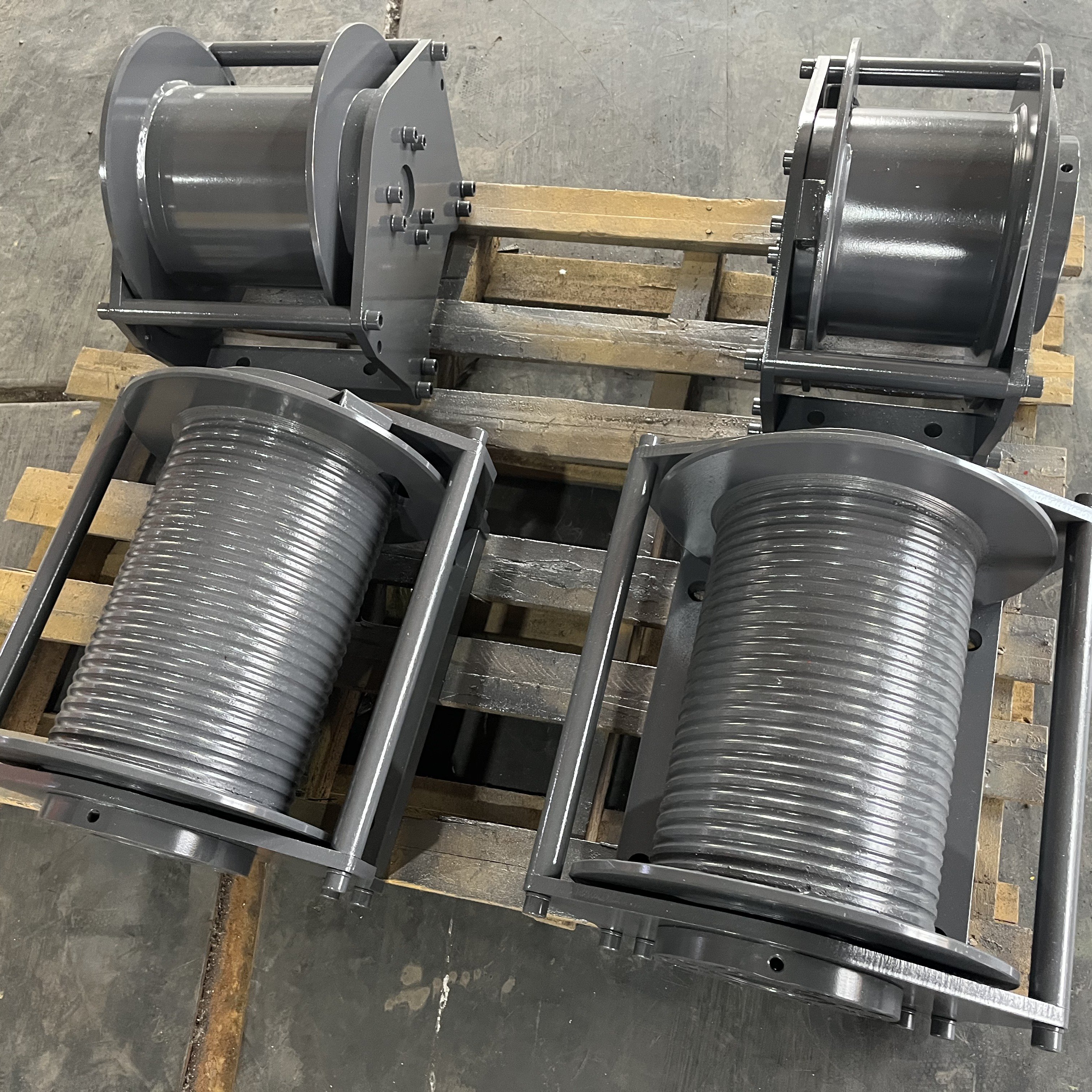 1-5T/10T/15T/20T/25T/30 Ton Used Double Single Drum Free Fall Anchor Hydraulic Winch for Road Recovery Crane Fishing for Sale