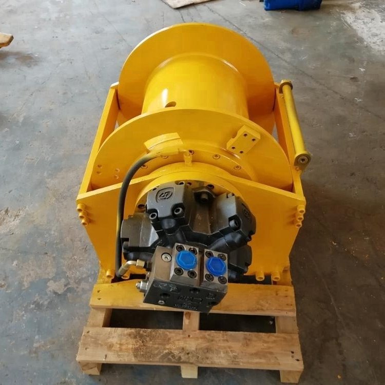 1-5T/10T/15T/20T/25T/30 Ton Used Double Single Drum Free Fall Anchor Hydraulic Winch for Road Recovery Crane Fishing for Sale