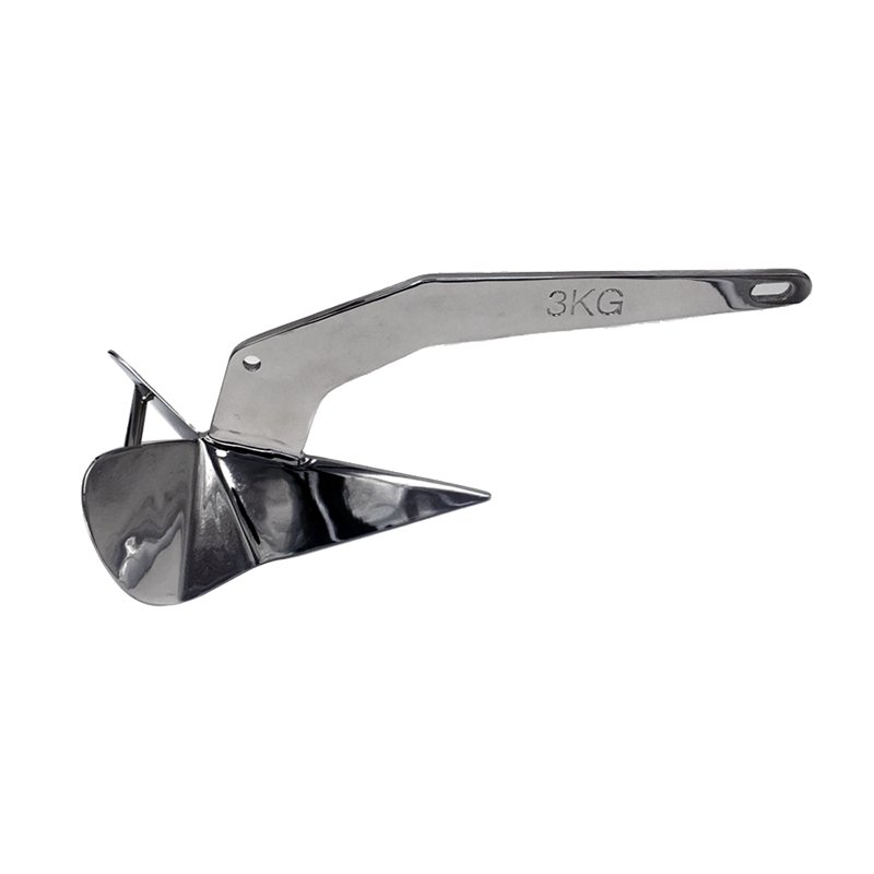 316 Stainless Steel Marine Boat Delta Style Anchor 4kg 5kg 7.5kg 8kg 10kg 15kg 20kg 30kg