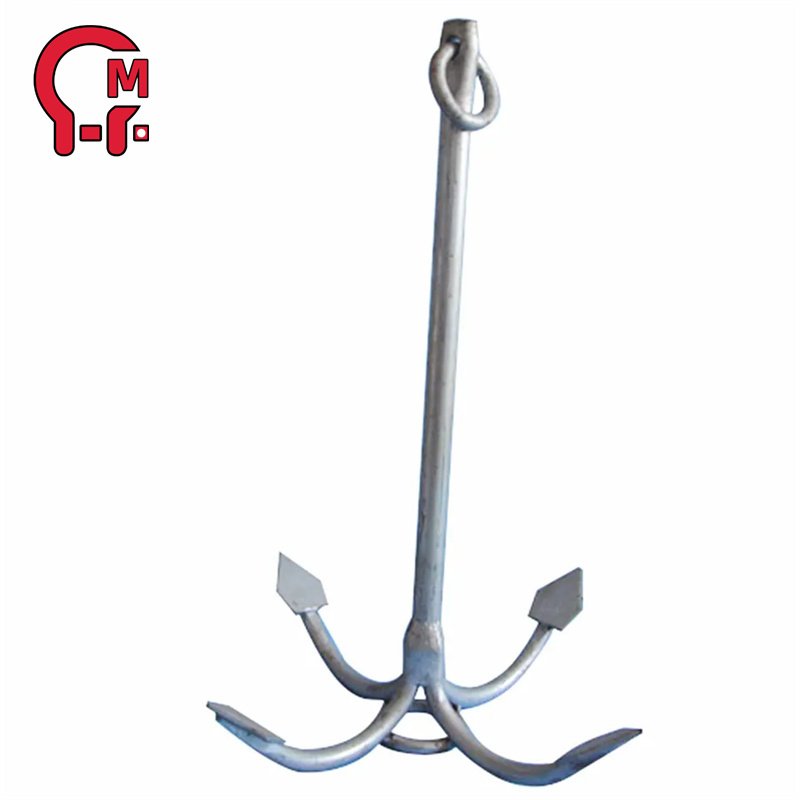 HLM Four Claws Anchor Surface Yacht Boat Marine Ship Grapple Anchor