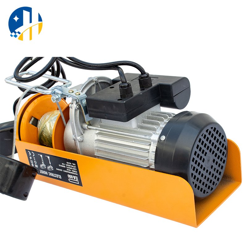 Factory Supply 2500kg Wire Rope Mini Lift Hoist Electric Winch Small Wire Rope Electric Hoist