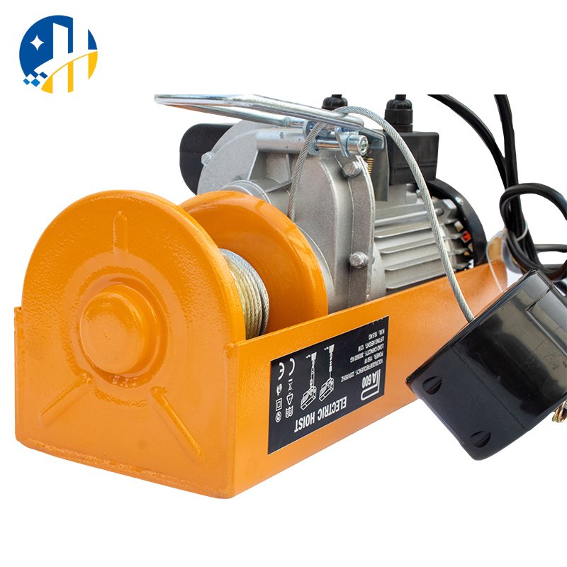 Factory Supply 2500kg Wire Rope Mini Lift Hoist Electric Winch Small Wire Rope Electric Hoist