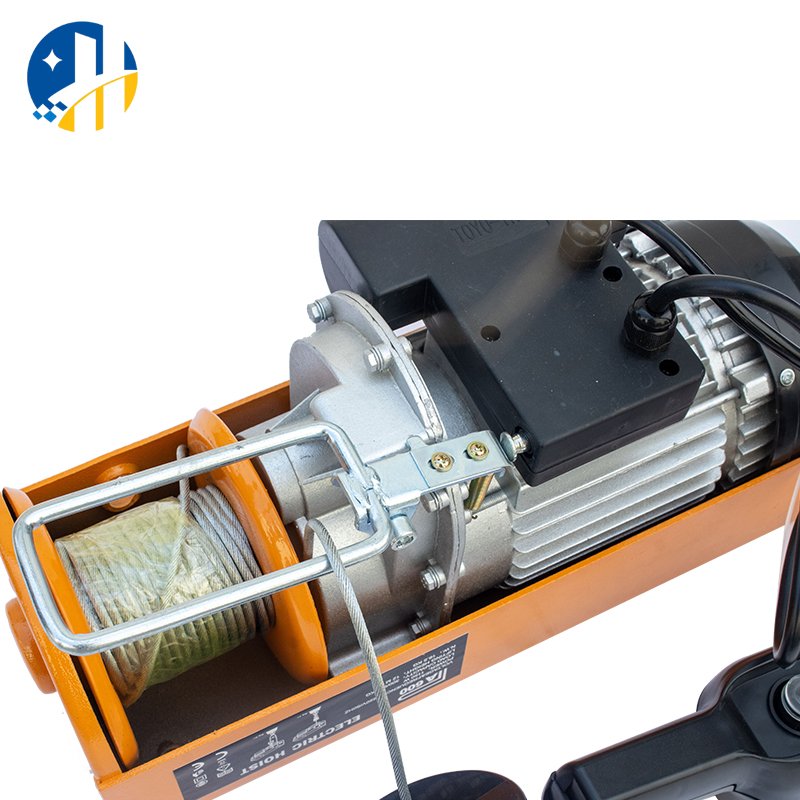 Factory Supply 2500kg Wire Rope Mini Lift Hoist Electric Winch Small Wire Rope Electric Hoist