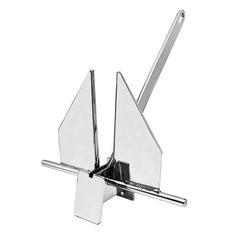LARIN 2kg 316 Stainless Steel Marine Anchor Boat Anchor Danforth Anchor for Sale