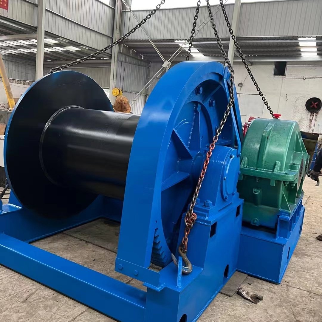 Efficient Lifting Equipment Horizontal Pull Boat Marine Anchor Winches Electric Hydraulic Winch for Marine