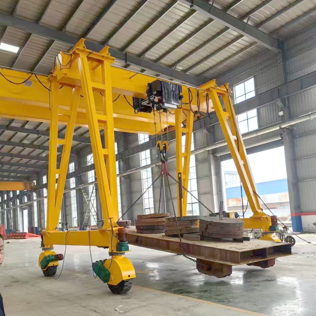 10T 100T Customizable Rubber Tyre Gantry Crane High Efficiency Container Handling Low Maintenance Design for Intermodal Hubs