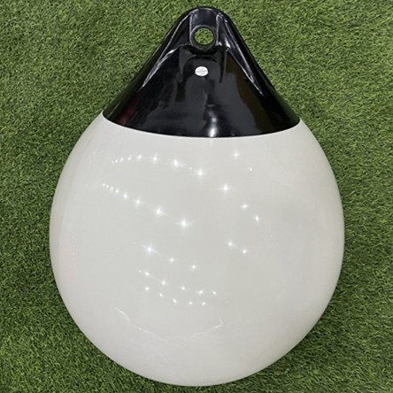 BOSKET Pair of Boat Fenders Ball Round Anchor Buoy, Dock Bumper Ball Inflatable Vinyl Shield Protection Marine Mooring Buoys