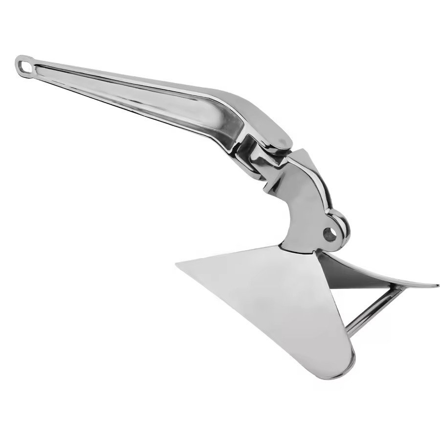LARIN Boat Accessories CQR Anchor Plough Anchor Stainless Steel 316 Boat Anchors for Yacht
