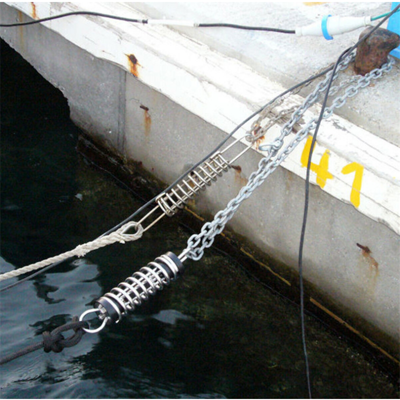 Boat Heavy Duty Shock Absorber Spring Stainless Steel Marine Anchor Dock Line Silent Yacht Mooring Spring