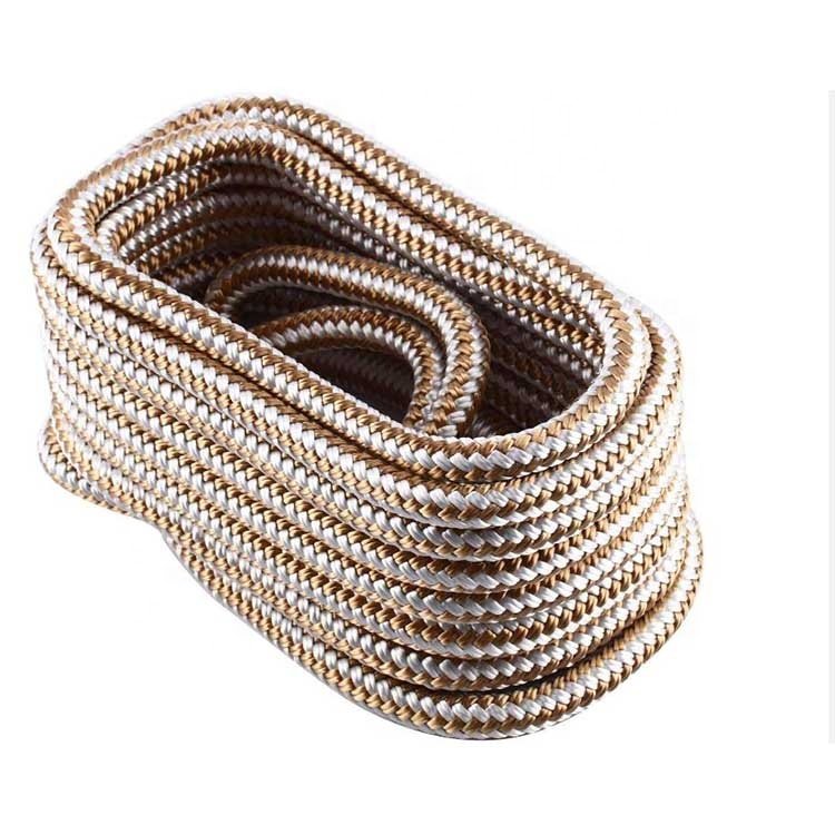 Hot Sales Boat Accessories Nylon Double Braided Boat Safety Marine Rope Dock Line