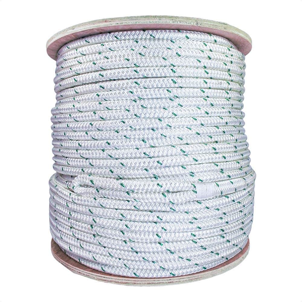 Yacht Halyard Rope White Black Color Dia Customized * 200 220 m Polyester Nylon Double Braided