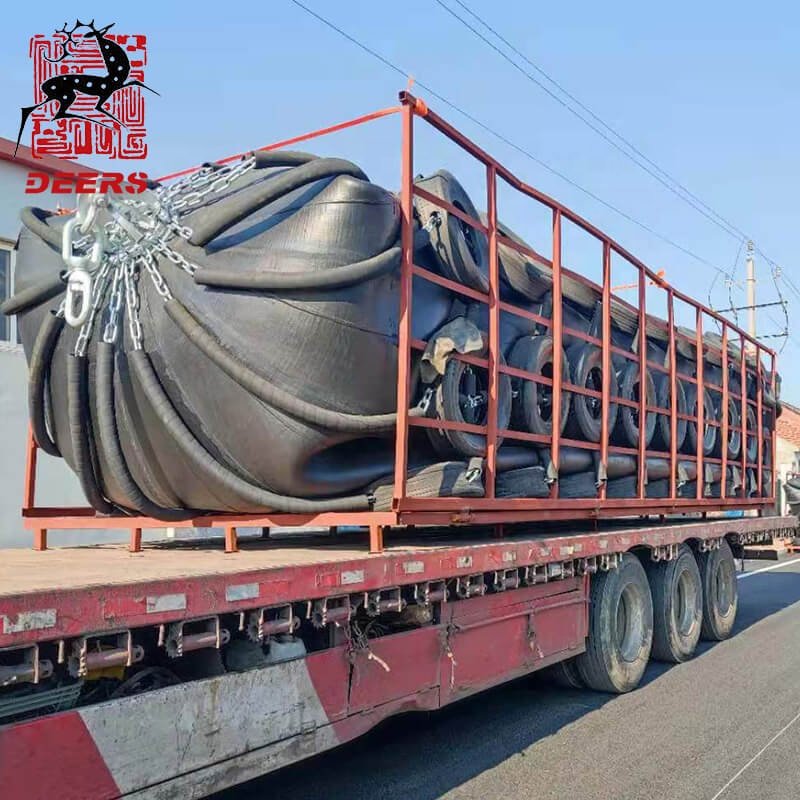 Marine Vessel Ship Yokohama Pneumatic Rubber Fender with Tyre and Chain Supplier