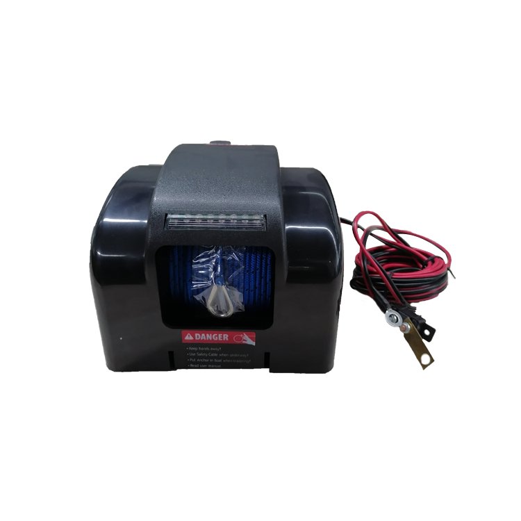 45lbs Fisher Boat Anchor Winch for Fresh Water Autodepoly Standard with Wireless Anchor Winches 12V Electric Anchor Winches AC45