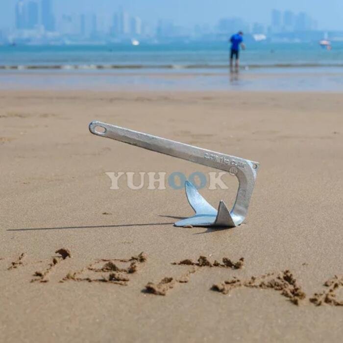 Hot Dip Galvanized Bruce Anchor Sea Claw Anchor Boat Anchor for Yacht Small Boat