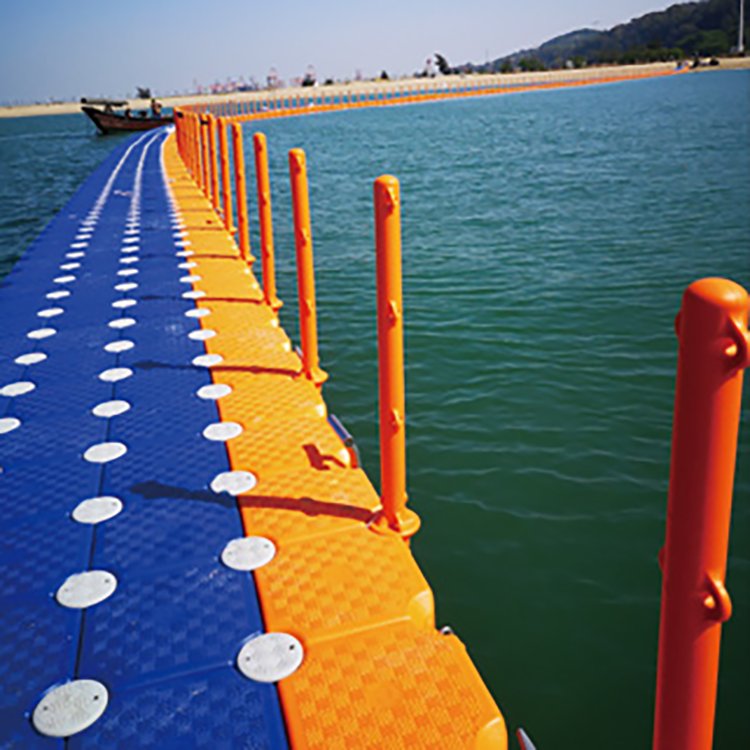 HDPE Motorboat Floating Pontoon Cubes Plastic Floating Dock Bridge Water Platform