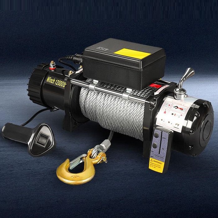 Factory Supply 750lbs 1000lbs 2000lbs Smooth Operation 12v Electric Fishing Winch Boat Anchor Winch