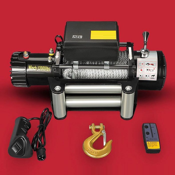 Factory Supply 750lbs 1000lbs 2000lbs Smooth Operation 12v Electric Fishing Winch Boat Anchor Winch