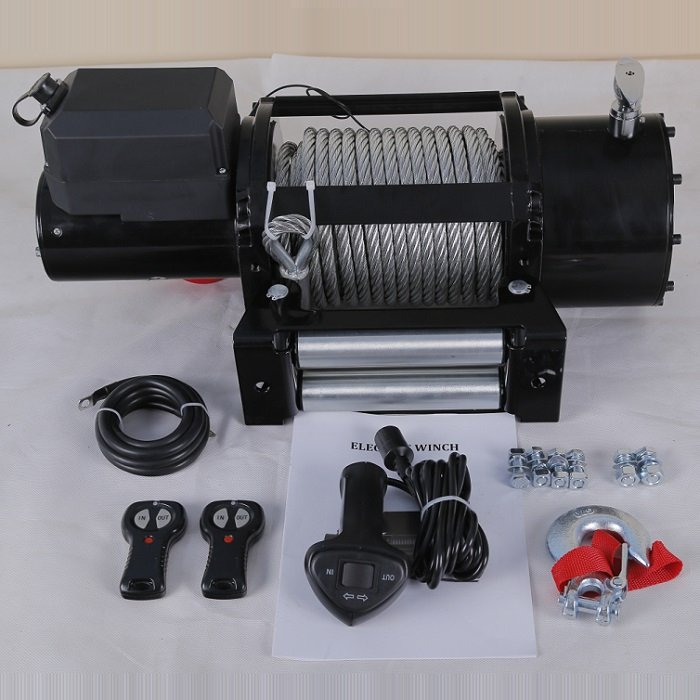 Factory Supply 750lbs 1000lbs 2000lbs Smooth Operation 12v Electric Fishing Winch Boat Anchor Winch