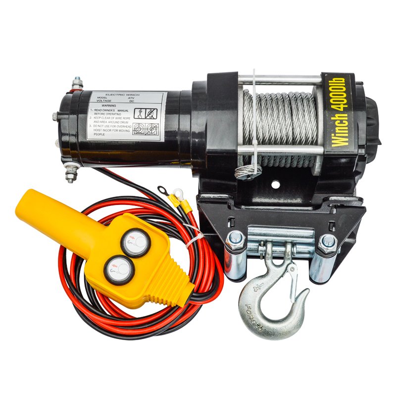 12v 20000lbs Heavy Duty Electric Winch / Dc Electric Wire Rope Capstan Winch for Boat Trailer