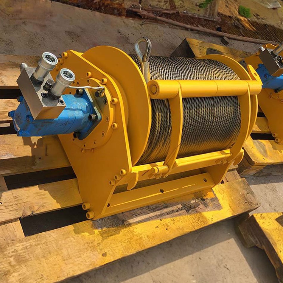 Offshore Applications Marine Anchor Hydraulic Winch With Hydraulic Powerpack