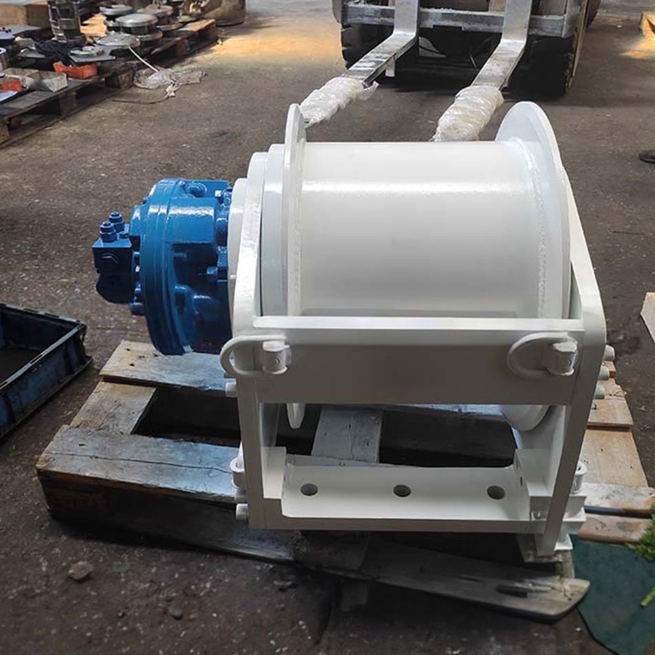 Offshore Applications Marine Anchor Hydraulic Winch With Hydraulic Powerpack