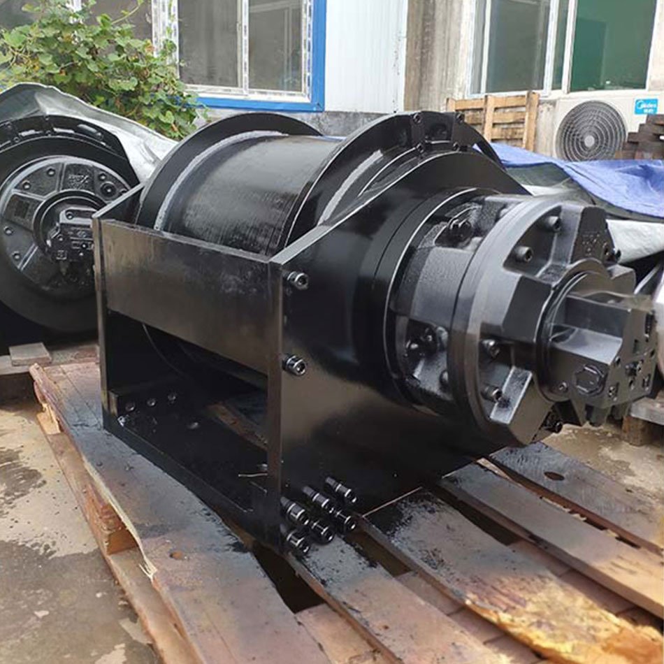 Offshore Applications Marine Anchor Hydraulic Winch With Hydraulic Powerpack