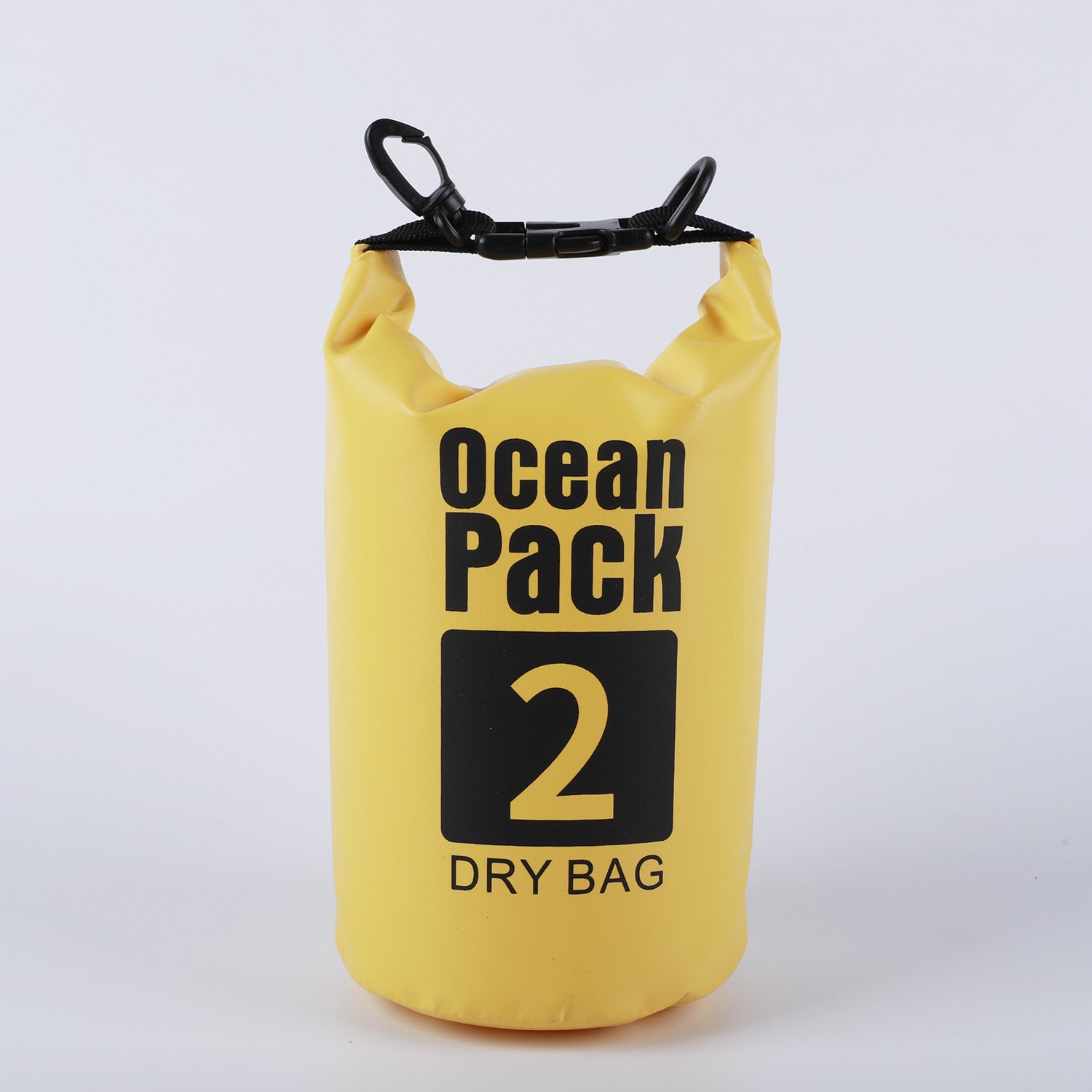 Waterproof Dry Gear Shell Pouch Outdoor Dry Bag 2L Mini Cylinder Anchor Compression Ocean Pack Sack Heavy Duty PVC Roll Top Bags